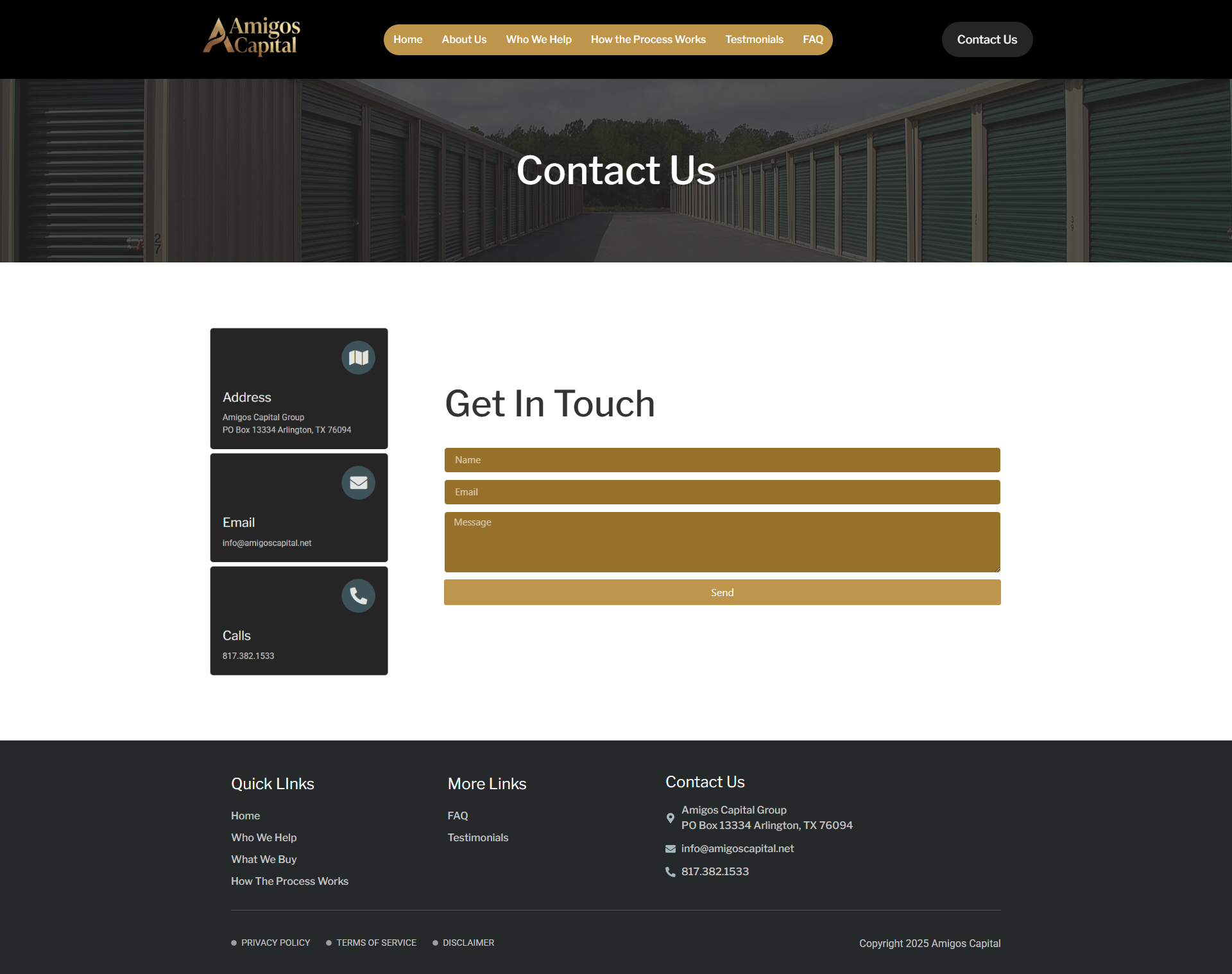 Contact Amigos Land Partners